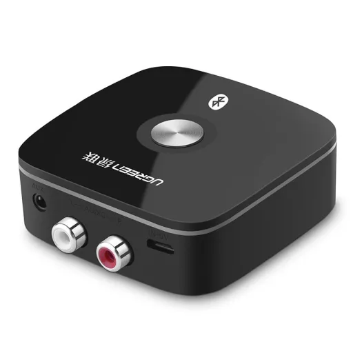 Ugreen 2RCA / 3.5mm mini jack Bluetooth 4.2 vevőegység fekete (40759)