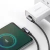 Ugreen USB Type-C / USB Type-C kábel döntött fejjel PD FCP 3A 1m szürke(70529 US323) - 4. kép