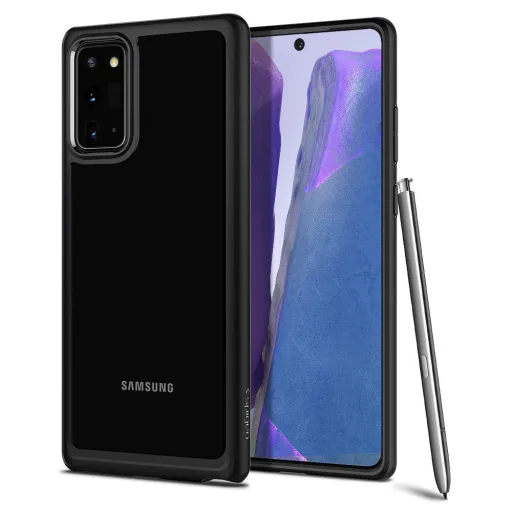 Spigen hybrid tok Samsung Note 20 matt fekete színben