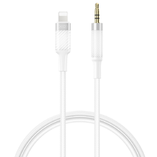 XO kábel audió NB-R279A Lightning - jack 3,5mm 1,0m fehér