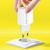Blavec fali töltő BC2 - USB + Type C - QC 3.0 PD 20W (TCBC2-UCW20) fehér - 2. kép