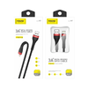 Foneng Cable X82 - USB to Lightning - 3A 1 méter fekete - 4. kép
