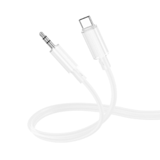 Borofone Kábel BL21 Lemon - Type C - jack 3,5mm - 1 méter fehér