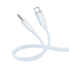 Borofone Cable BL21 Lemon - Type C - jack 3,5mm - 1 méter kék, Audio kábelek