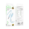 Borofone Cable BL21 Lemon - Type C - jack 3,5mm - 1 méter kék, Audio kábelek - 4. kép