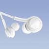 Vezetékes Fülhallgató JR-EW02, Fél in Ear (Fehér) - 1. kép