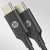 HP USB-C to USB-C kábel, 1m (fekete) - 4. kép