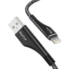 RayCue CA01 Lightning USB kábel 1.2m 2.4A (fekete) - 3. kép