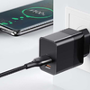 Mcdodo CH-1952 USB + USB-C fali töltő, 20W + USB-C - Lightning kábel (fekete) - 2. kép