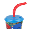 Gyermek Szívószálas Pohár STOR 40530 430 ml Sonic, a sündisznó (kék&piros) - 3. kép