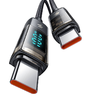 Mcdodo CA-3610 USB-C - USB-C kábel, automatikus kikapcsolás, PD 100W, 1.2m (fekete) - 4. kép
