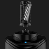 Újratölthető spirális pengés ceruzahegyező Tenwin 8010-2 micro USB (fehér) - 1. kép