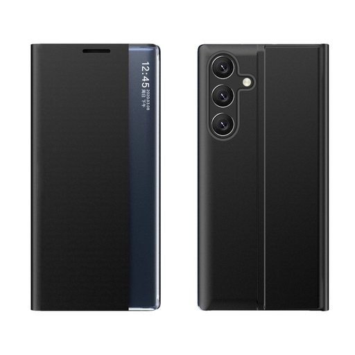 New Sleep Case Samsung Galaxy A24 4G fliptok állvánnyal fekete New Sleep Case Samsung Galaxy A24 4G fliptok állvánnyal fekete