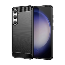 Carbon tok Samsung Galaxy S24 Flexible Silicone Carbon tok - Fekete