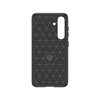 Carbon tok Samsung Galaxy S24 Flexible Silicone Carbon tok - Fekete - 1. kép
