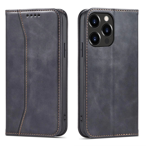 Magnet Fancy fliptok iPhone 14 tok fekete Magnet Fancy fliptok iPhone 14 tok fekete
