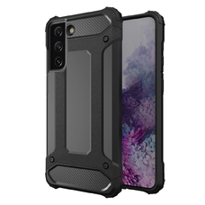 Hybrid Armor tok Samsung Galaxy S23 Ultra páncélozott hibrid tok fekete