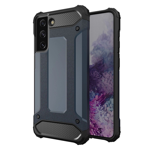 Hybrid Armor tok Samsung Galaxy S23 Ultra páncélozott hibrid borító kék Hybrid Armor tok Samsung Galaxy S23 Ultra páncélozott hibrid borító kék