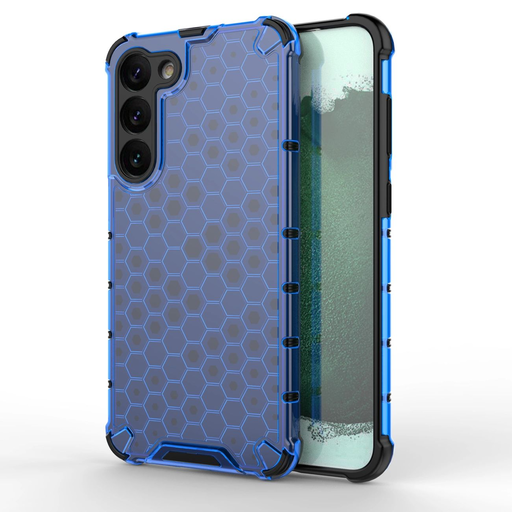 Honeycomb tok Samsung Galaxy S23+ páncélozott hibrid tok kék Honeycomb tok Samsung Galaxy S23+ páncélozott hibrid tok kék
