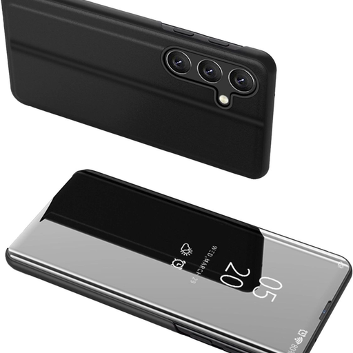 Clear View Case tok Samsung Galaxy A24 4G fliptok fekete Clear View Case tok Samsung Galaxy A24 4G fliptok fekete