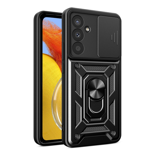 Hybrid Armor Camshield puzdro pre Samsung M14 s ochranou kamery - čierna