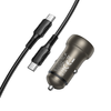 Borofone Autós töltő BZ32A Fresh - USB + Type C - QC 3.0 PD 30W Type C to Type C kábellel arany - 1. kép