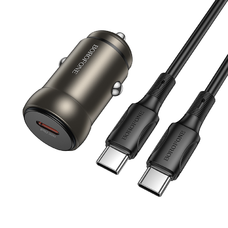 Borofone autós töltő BZ32 Fresh - Type C - PD 30W Type C - Type C kábellel arany