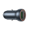 Borofone Autós töltő BZ32A Fresh - USB + Type C - QC 3.0 PD 30W szürke - 0. kép