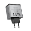 Borofone fali töltő BN22 Lena GaN - 2xType C + USB - QC 3.0 PD 65W szürke - 1. kép