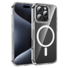 Borofone Tok BI5 Ice Shield Mágneses iPhone 16 Pro átlátszó tok