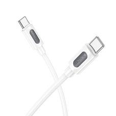 Borofone Kábel BX114 Structure - Type C to Type C - PD 60W 3A 1 méter fehér