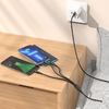 Borofone Kábel BX71 3 az 1-ben - USB Type C, Mikro USB, Lightning - 2A 1 méter fekete - 2. kép