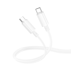Borofone Cable BX112 Lemon - Type C to Type C - PD 60W 1 méter fehér