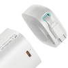 Powerbank 18000mAh PD45W visszahúzható USB-C Gyors Töltő Kábel USAMS XMF sorozat 20KCD21602 (US-CD216) fehér - 3. kép