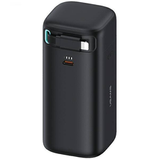 Powerbank 18000mAh PD45W Gyors Töltés Visszahúzható Lightning Kábellel USAMS XMF Sorozat 20KCD21701 (US-CD217) fekete