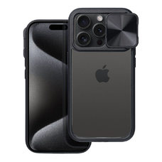 SLIDER tok iPhone XR-re fekete tok