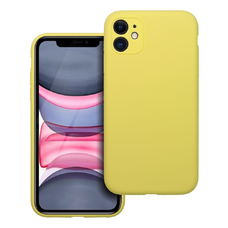 Szilikon 2mm tok iPhone 11 citrom