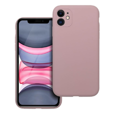 SILIKON 2mm tok iPHONE 11 homok rózsaszín