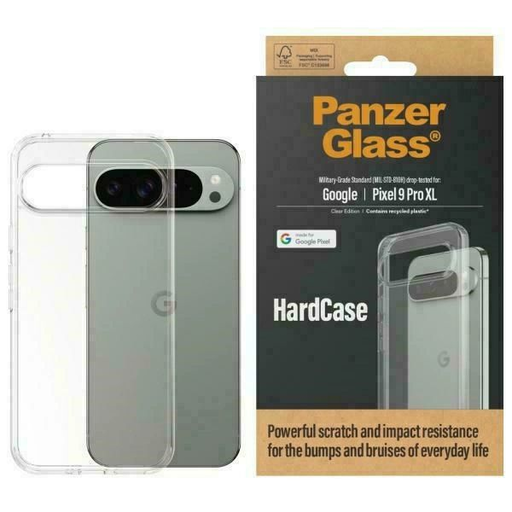 PanzerGlass HardCase tok Google Pixel 9 Pro XL - fekete