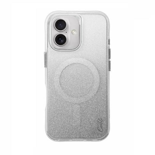 Uniq Coehl Lumino mágneses töltő tok iPhone 16-hoz - ezüst tok Uniq Coehl Lumino mágneses töltő tok iPhone 16-hoz - ezüst tok