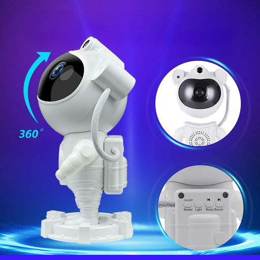 Csillagászati vetítő bluetooth hangszóróval X2501 fehér