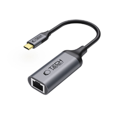 Tech-protect Ultraboost Adapter Type-c To Ethernet Rj45 1000mbps Fekete