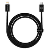 Blavec Kábel Candy fonott - Type C - Lightning - PD 20W 2,4A 3 méter (CCA-CL24B30) fekete - 4. kép