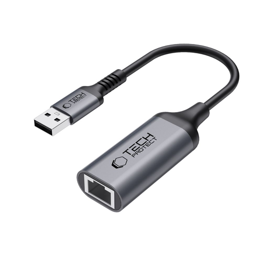 Tech-védelem Ultraboost Adapter Usb 3.0 Ról Ethernet Rj45 1000mbps Fekete