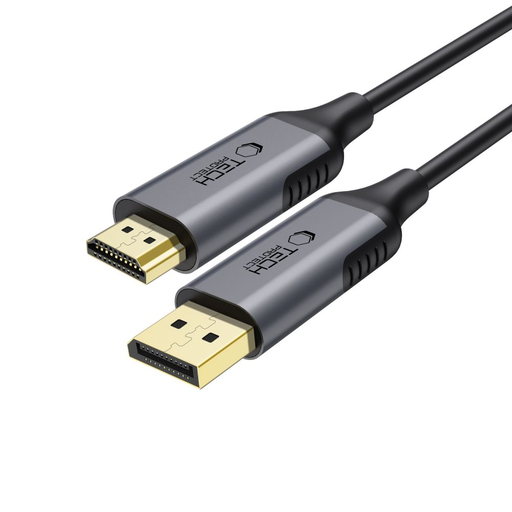 Tech-protect Ultraboost Kábel Displayport To Hdmi 2.0 4k 60hz 200cm Fekete