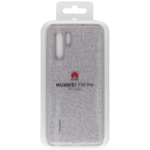 Huawei gyári PU tok Huawei P30 Pro szürke Huawei gyári PU tok Huawei P30 Pro szürke