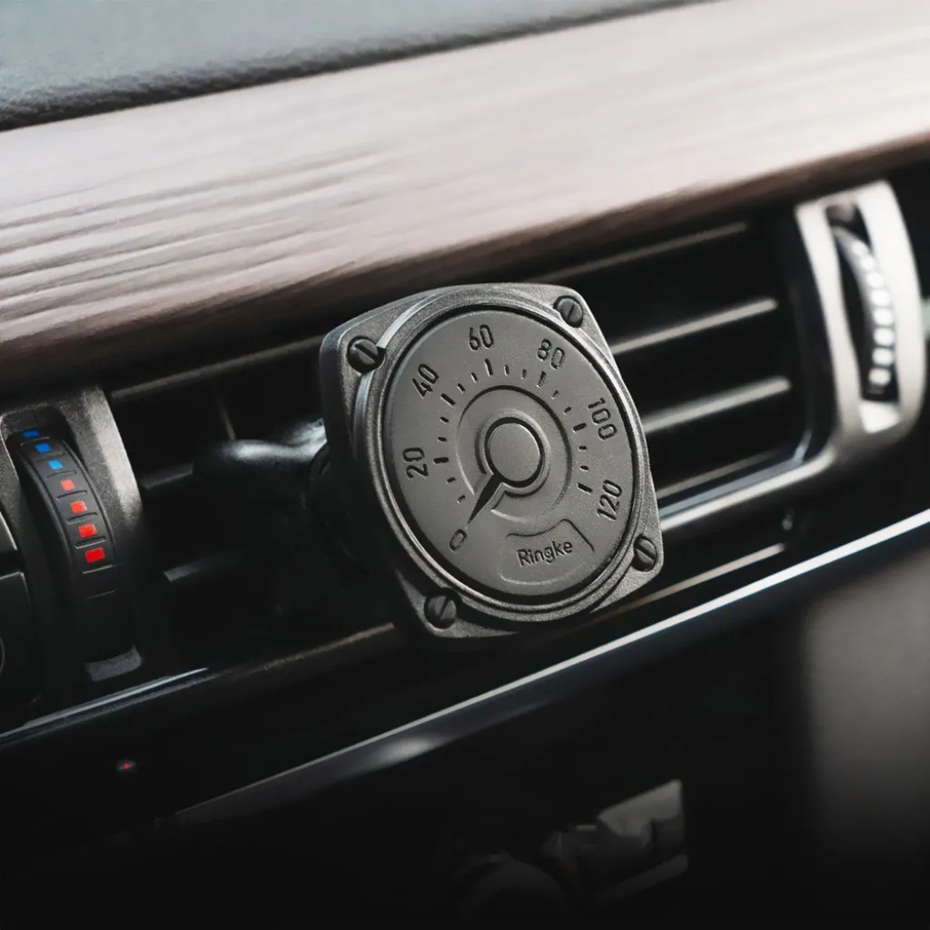 Ringke Power Clip Univerzális mágneses autós telefontartó fekete (ACCM0003-RPKG) - 13