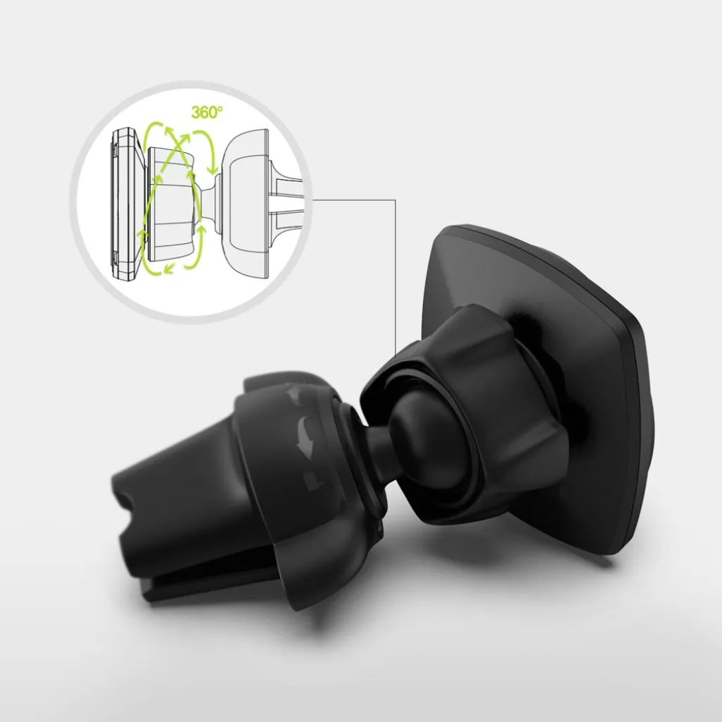 Ringke Power Clip Univerzális mágneses autós telefontartó fekete (ACCM0003-RPKG) - 7