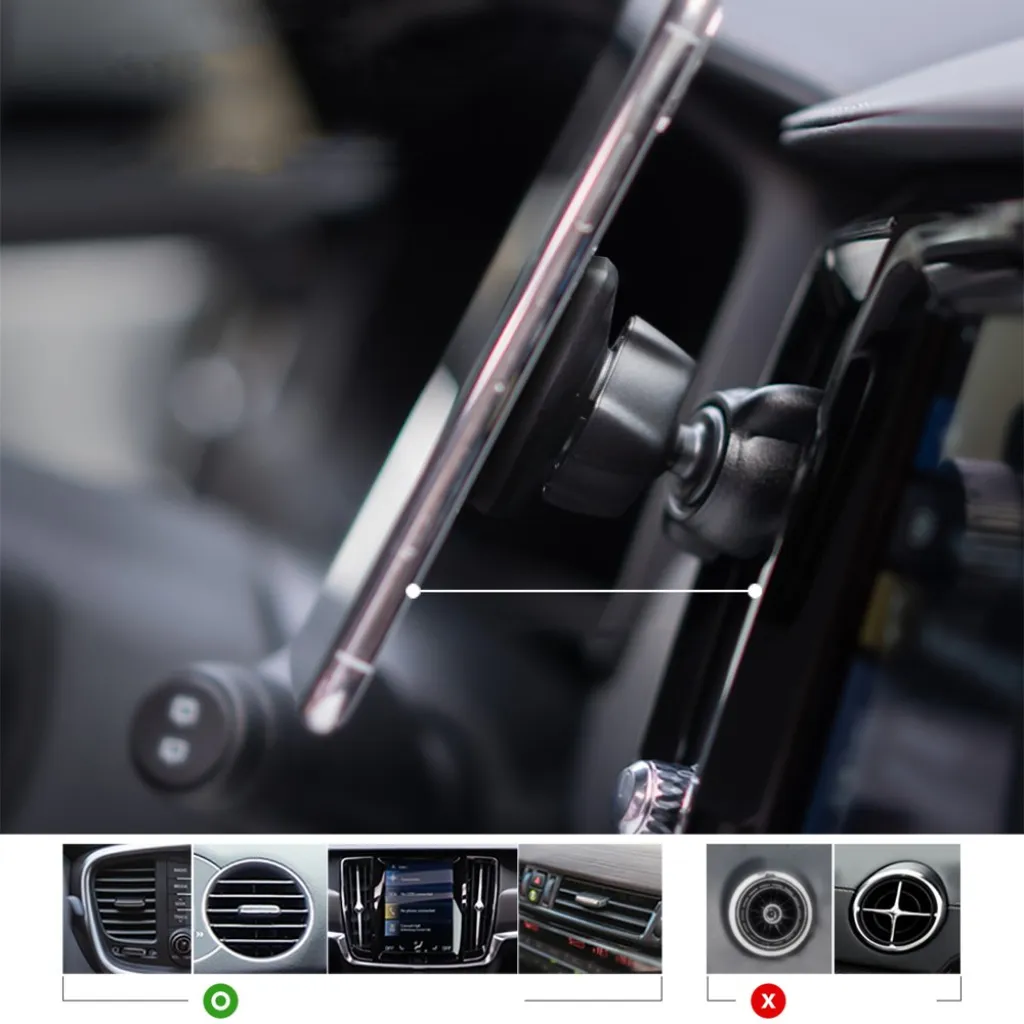 Ringke Power Clip Univerzális mágneses autós telefontartó fekete (ACCM0003-RPKG) - 8