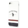 U.S. POLO ASSN. Tricolor Pattern Collection USHCI8PCSTRB tok iPhone 7/8/SE 2020 fehér - 0. kép